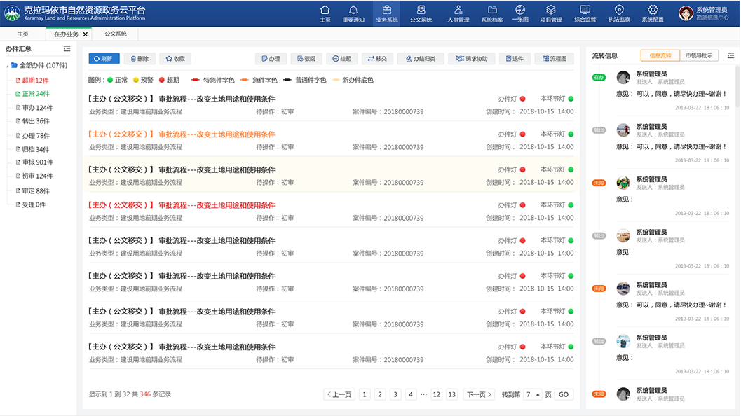 在辦業(yè)務界面設計